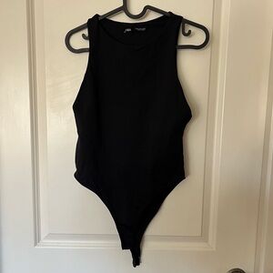 Zara Black Tank Bodysuit